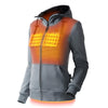 Ridge Womens Heated Hoodie - Storm