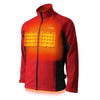 Sahara Mens Heated Jacket - Crimson-Onyx