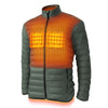 Wolf Mens Heated Jacket - Moss