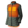 Wolf Womens Heated Jacket - Moss
