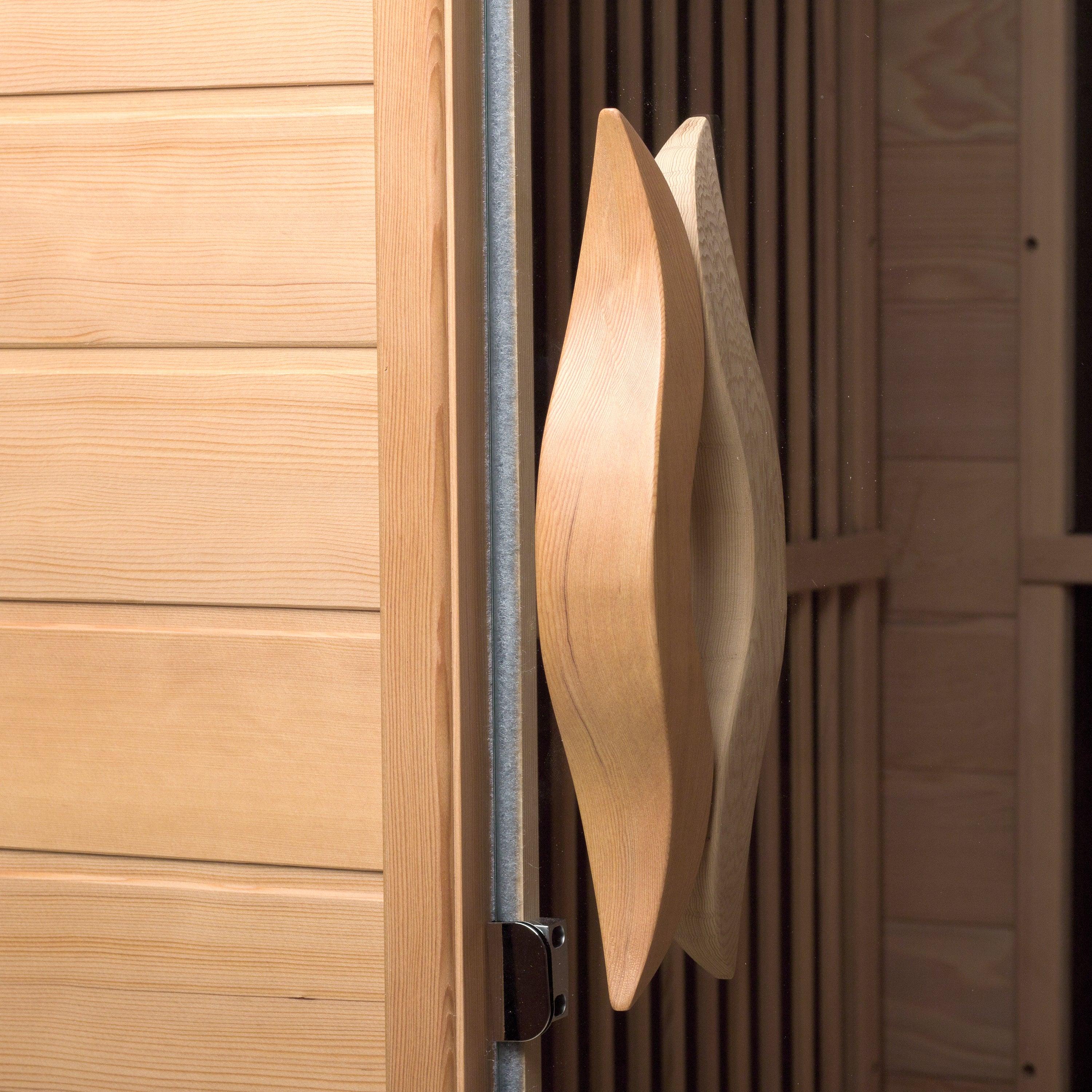 2-Person Carbon Infrared Sauna - Canadian Hemlock Wooden Sauna - 1700