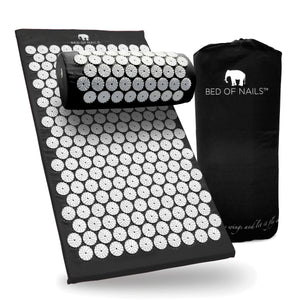 Acupressure Mat & Pillow - Black