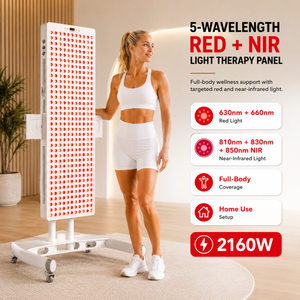 Red Light Therapy & Near Infrared Light Therapy Panel, Full Body, 2160W
