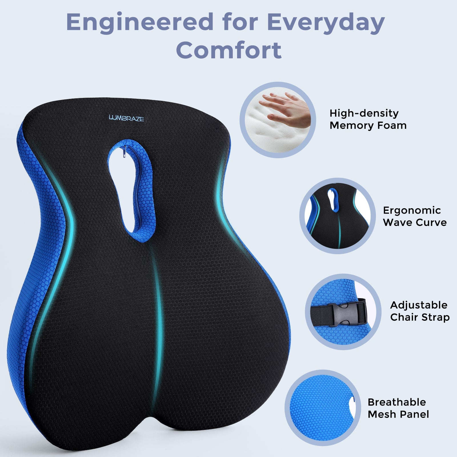 Lumbraze Lumbar Support Cushion