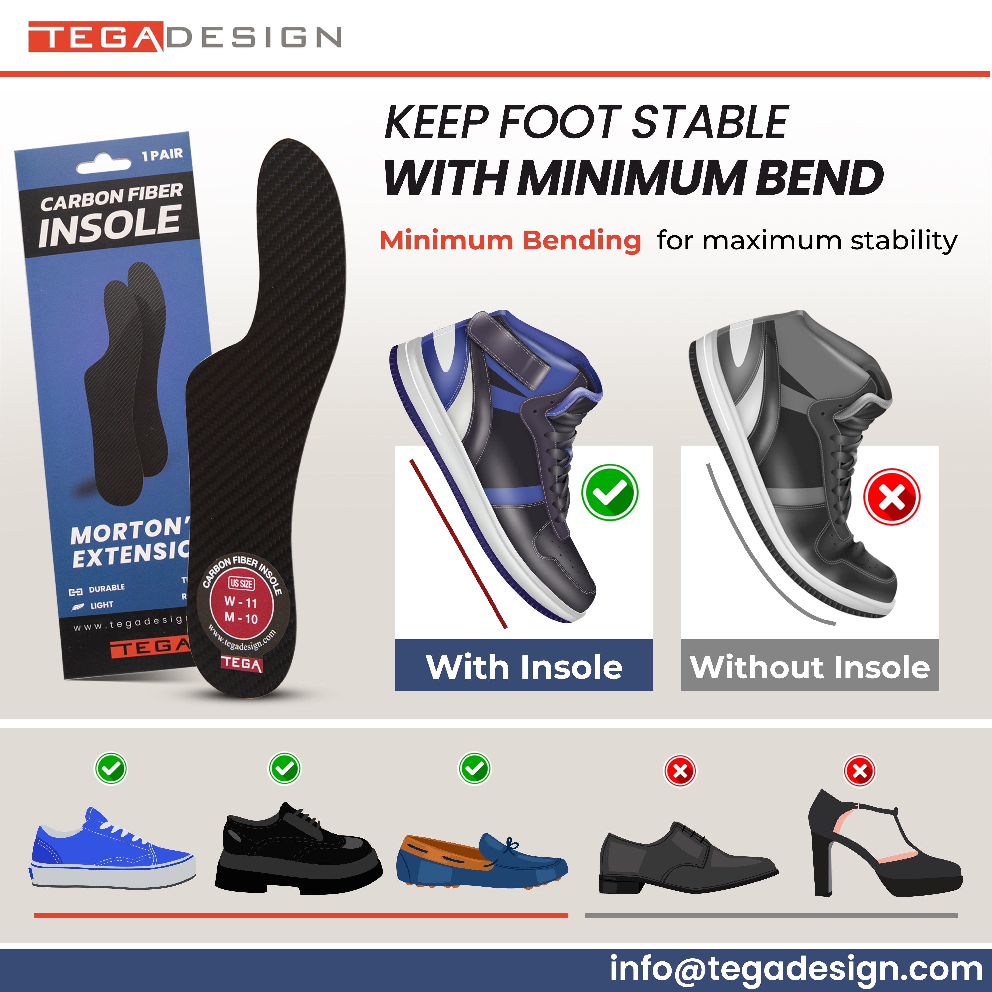 Morton's Extension Orthotic (1.3mm)