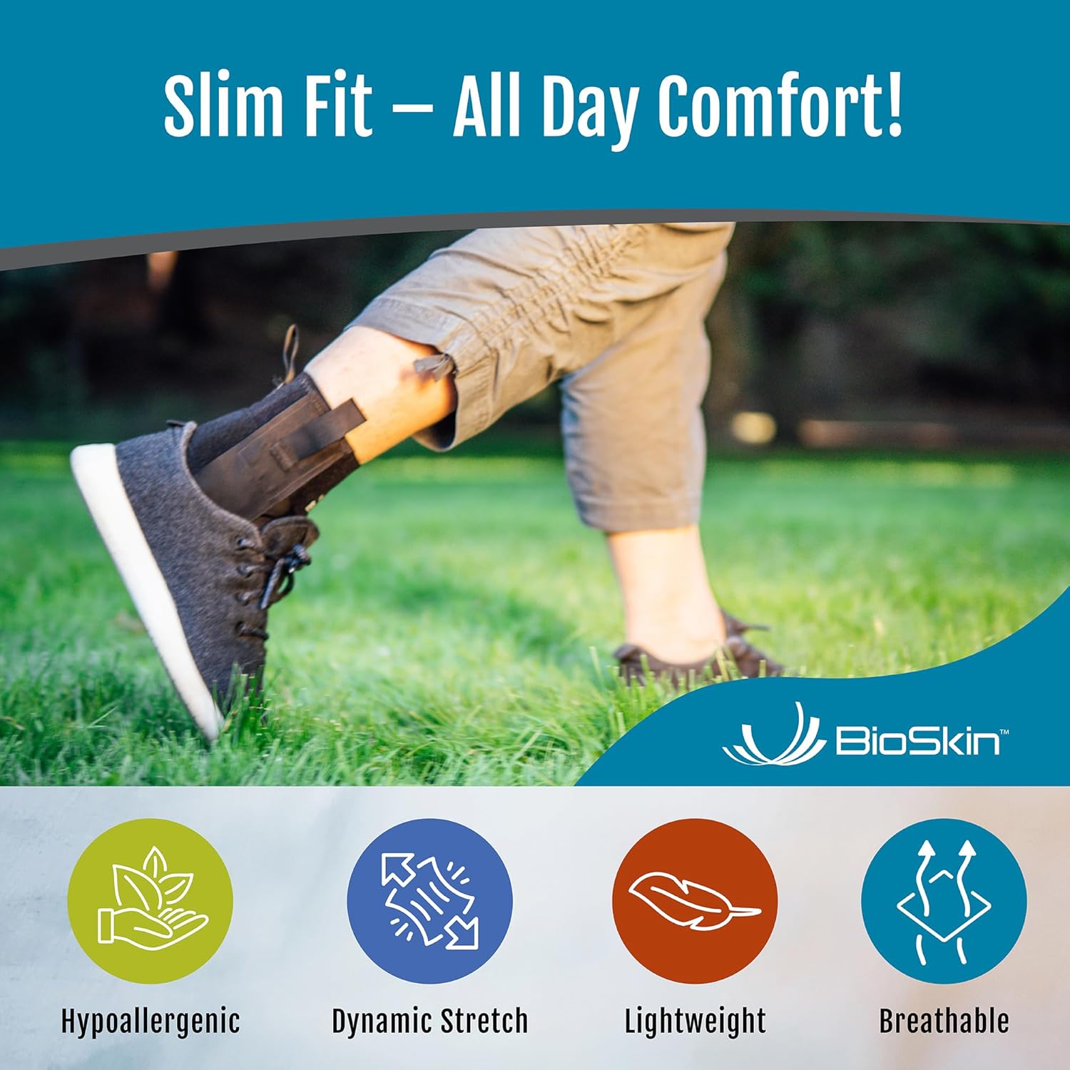 Ankle Sleeve with Compression Wrap