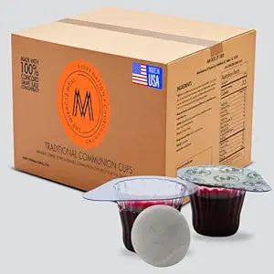 Miracle Meal Communion Cups Pre-filled with Wafer & 100% Concord Grape Juice