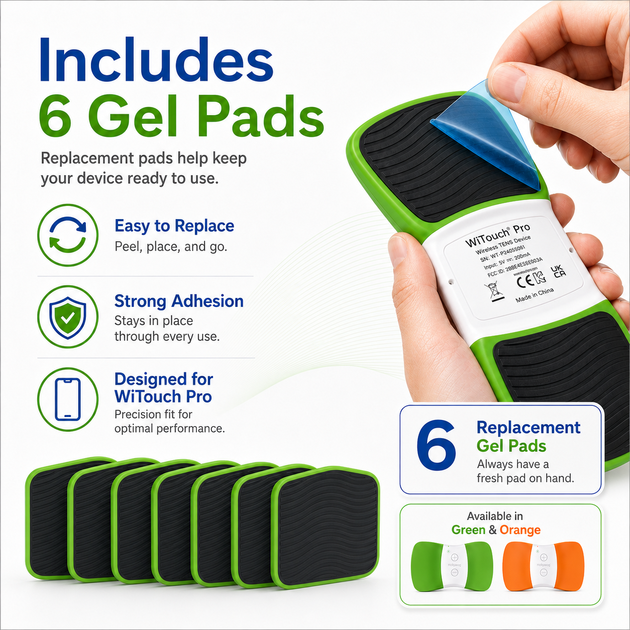 WiTouch Pro Wireless TENS Unit for Back Pain Relief