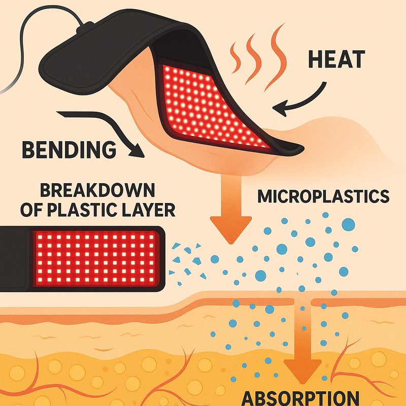 The Microplastic Problem in Red Light Therapy Wearables
