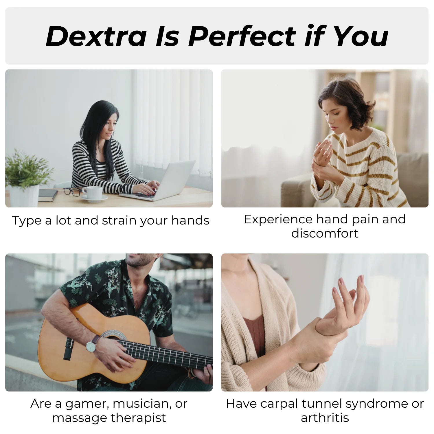 DEXTRA Cordless Hand Massager