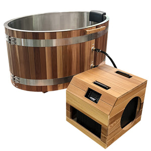 Dynamic Cold Plunge Ice Bathtub with Stainless Steel Liner