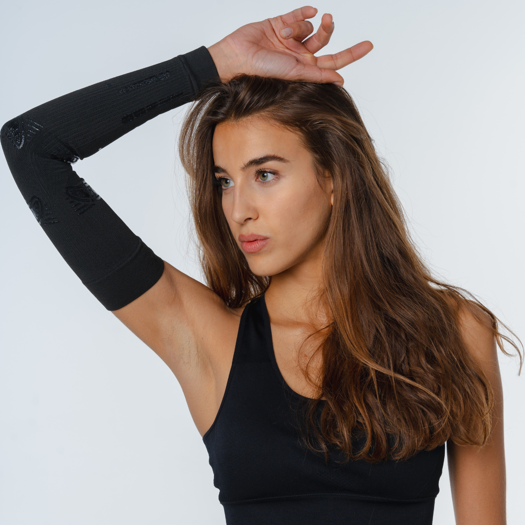 Floky NO STRAIN Arm Sleeve – Compression Elbow & Forearm Support