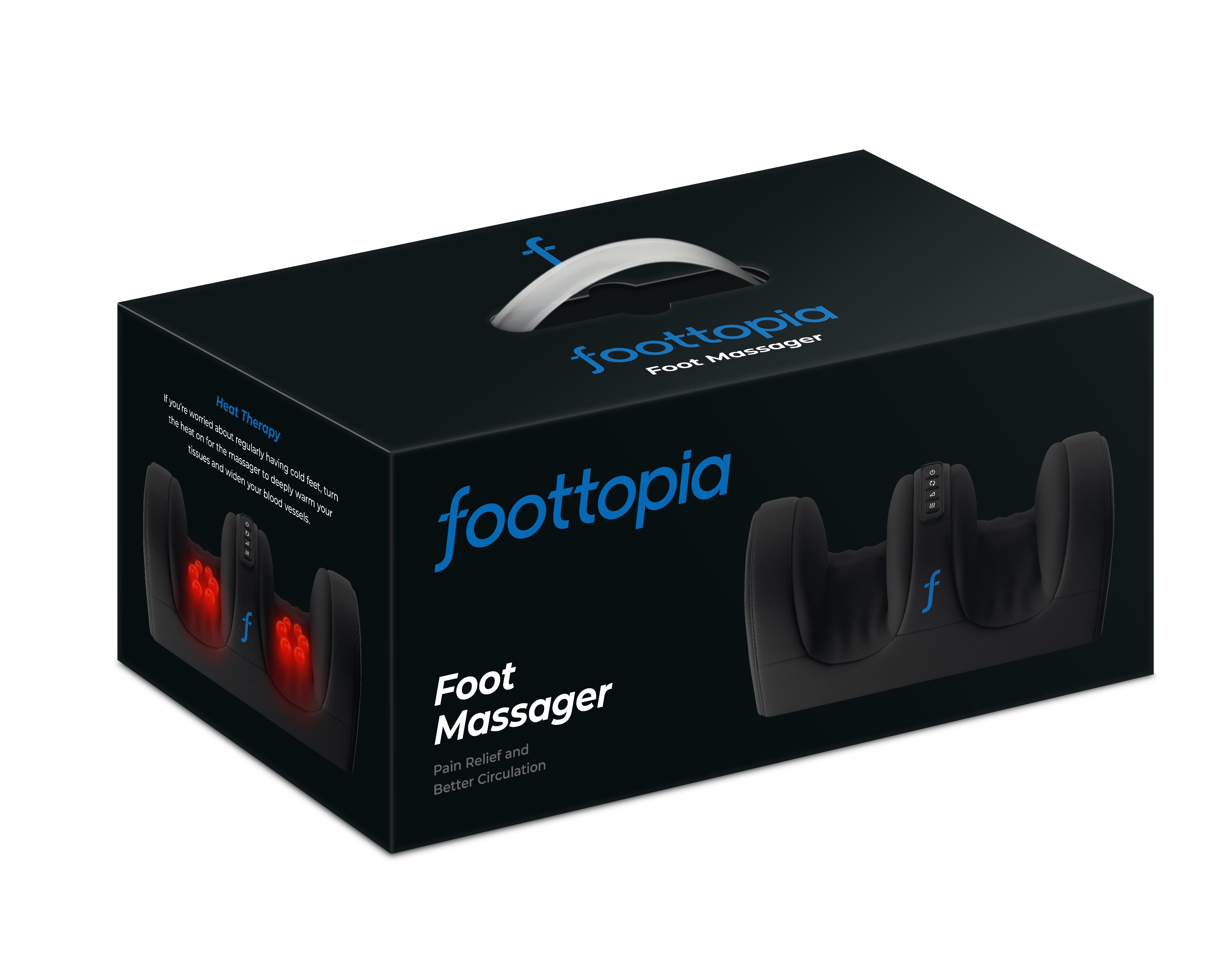 Foottopia Foot Massager with Shiatsu and Heat