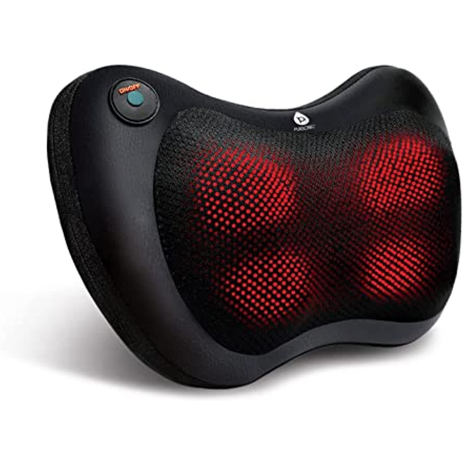 Travel Neck & Back Massager with Shiatsu & Heat