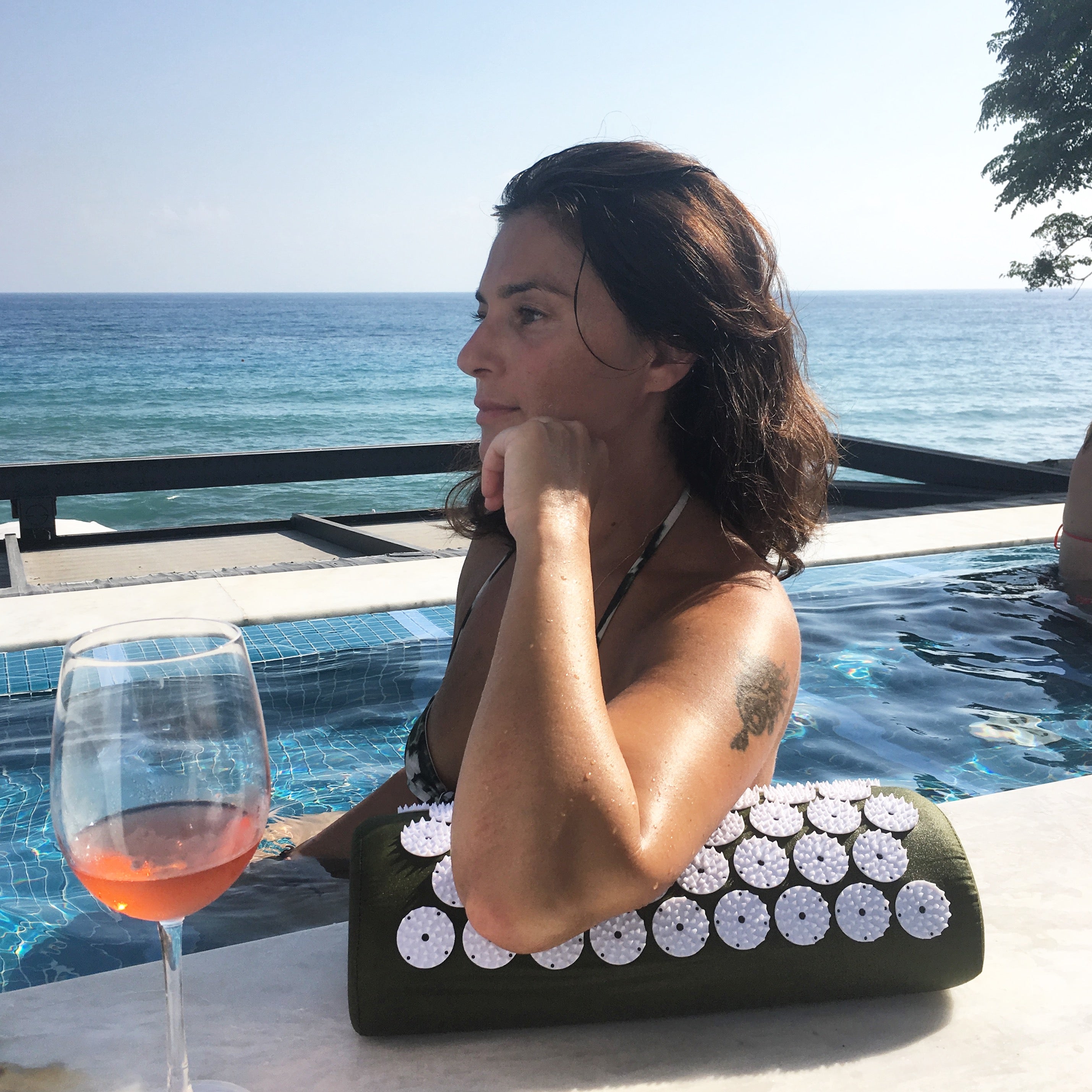 Acupressure Pillow - Black