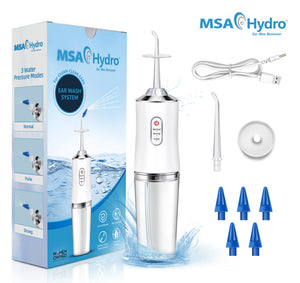 MSA Hydro Replacement Ear Cleaning Tips (5-Pack) – Soft Silicone Ear Irrigation Nozzles for MSA Hydro Ear Wax Removal System