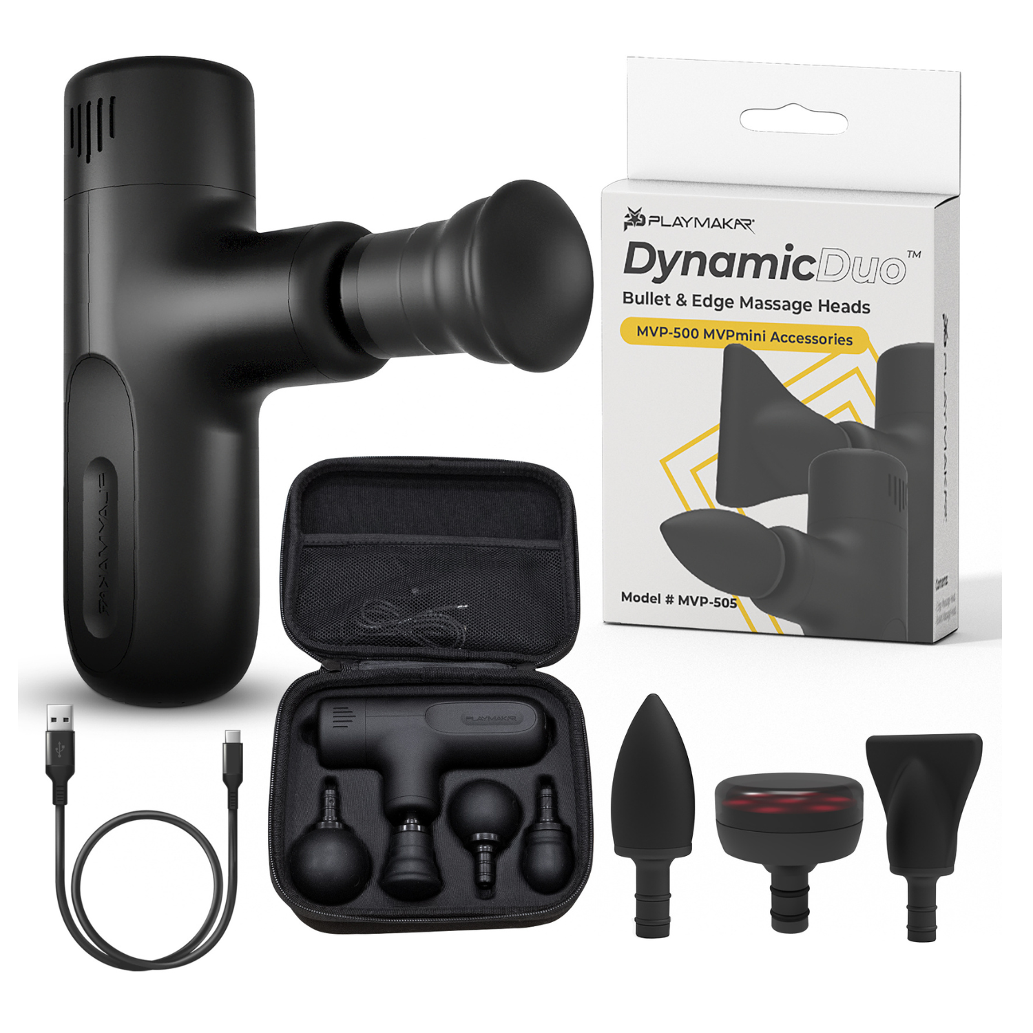 MVPmini Percussion Massage System: Premium Muscle Stimulator MVPmini Bundle MVPmini Percussion Massage System: Premium Muscle Stimulator MVPmini Bundle