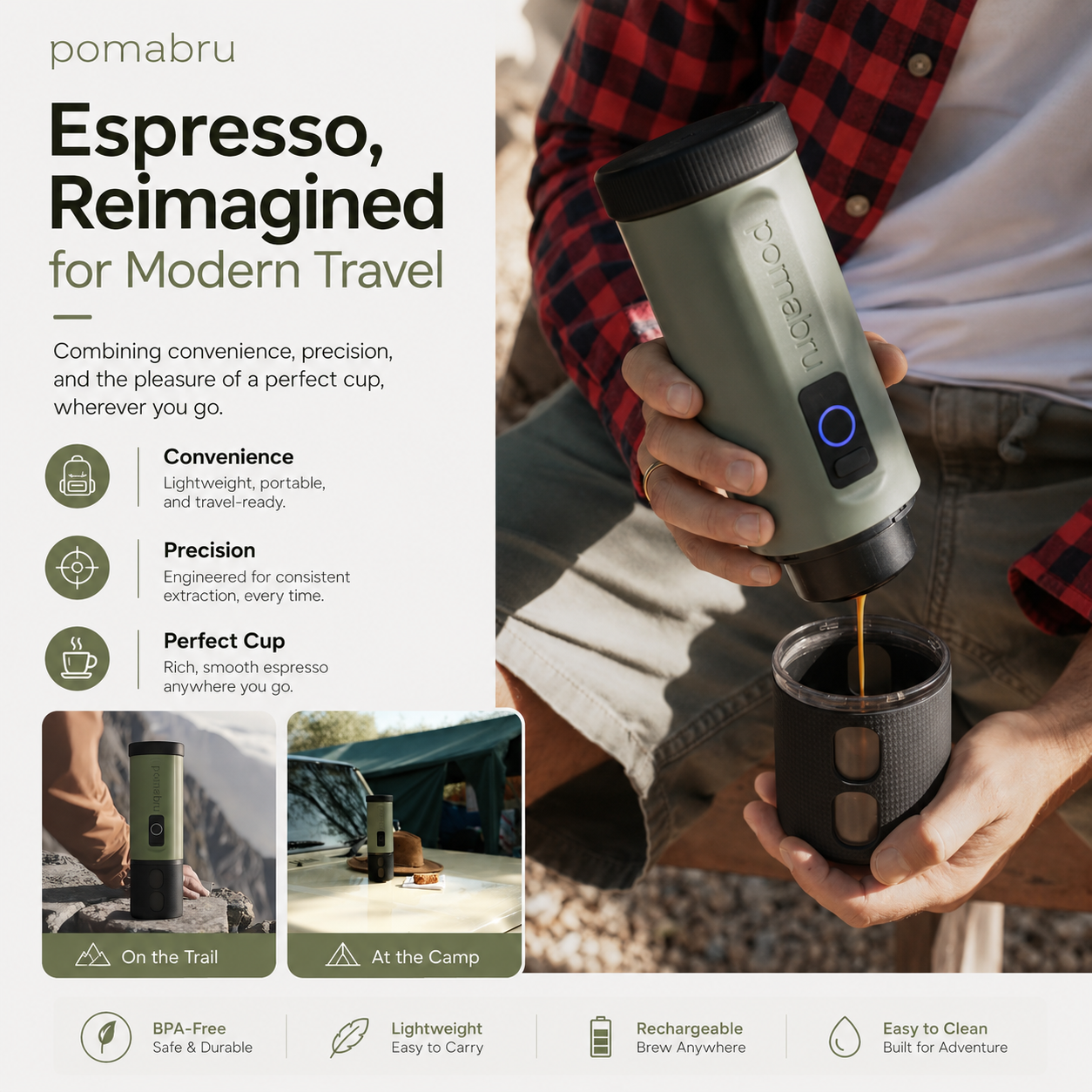 Pomabru Portable Espresso Machine