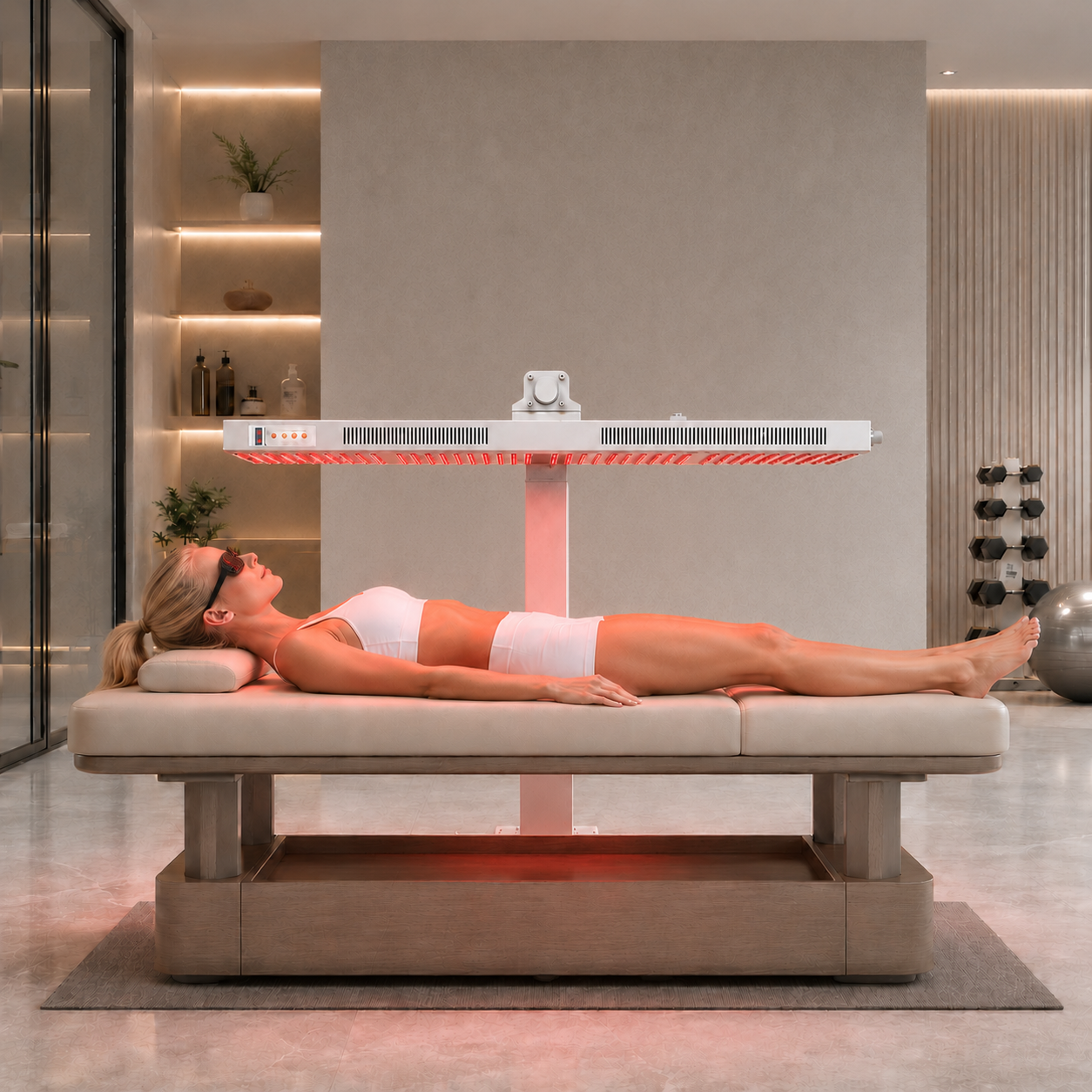 Red Light Therapy Rolling Stand for 1500W 2160W 2400W