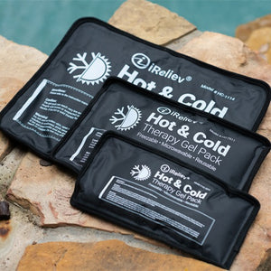 Premium Reusable Hot and Cold Therapy Gel Pack with Securement Straps