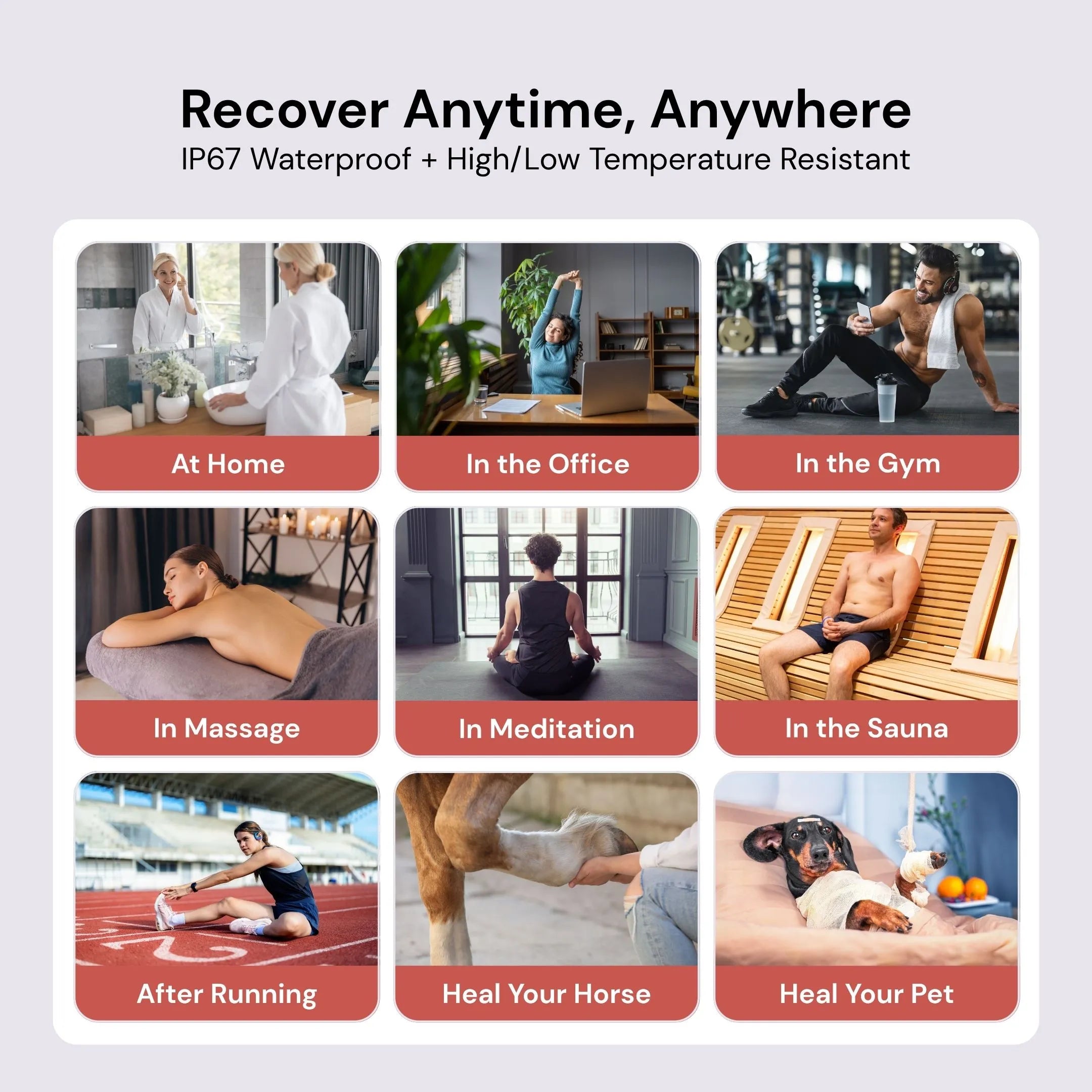 Red Light Therapu Recover Anytime Anywhere