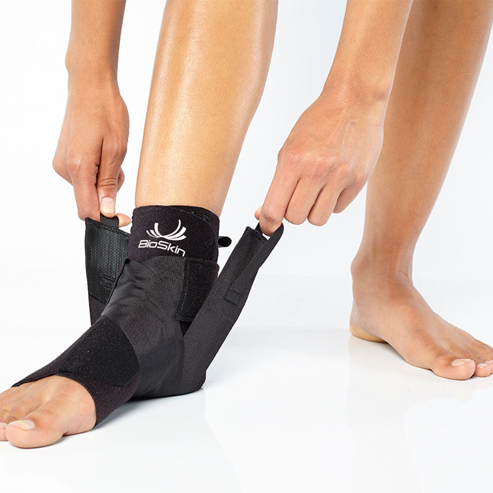 AFTR™ DC Easy-Entry Ankle Sleeve with Straps and J-Pads - Compatible w/Toe Strapping