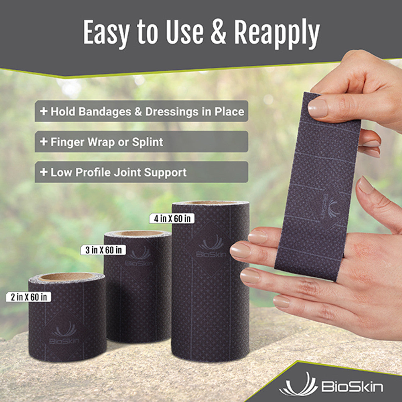 Self Adhering Compression Bandage Wrap