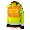 Flash Heated Hi Vis Jacket - HIVIS Yellow